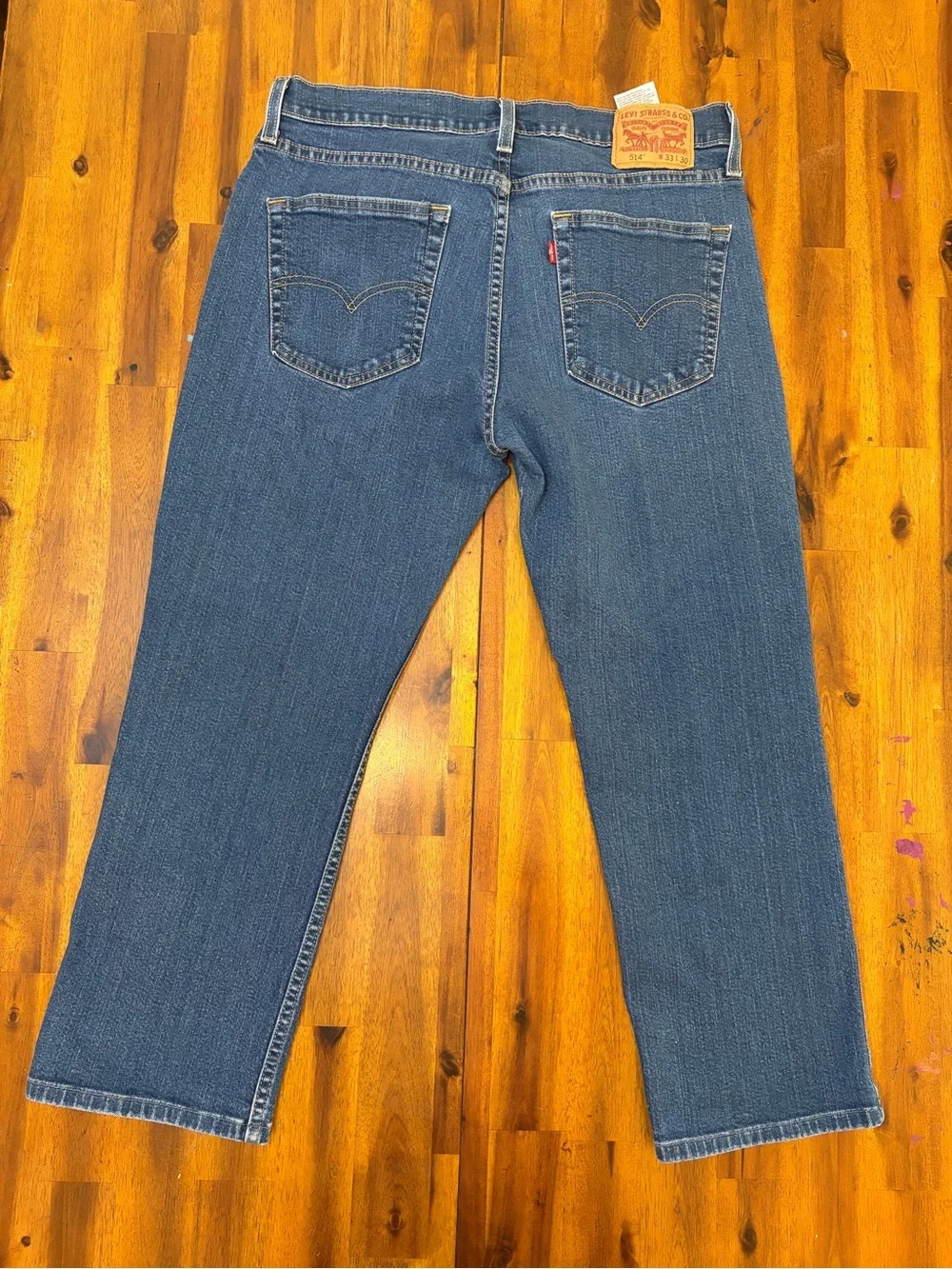 Classic Men's Levi’s 514 Blue Denim Jeans size 33x30